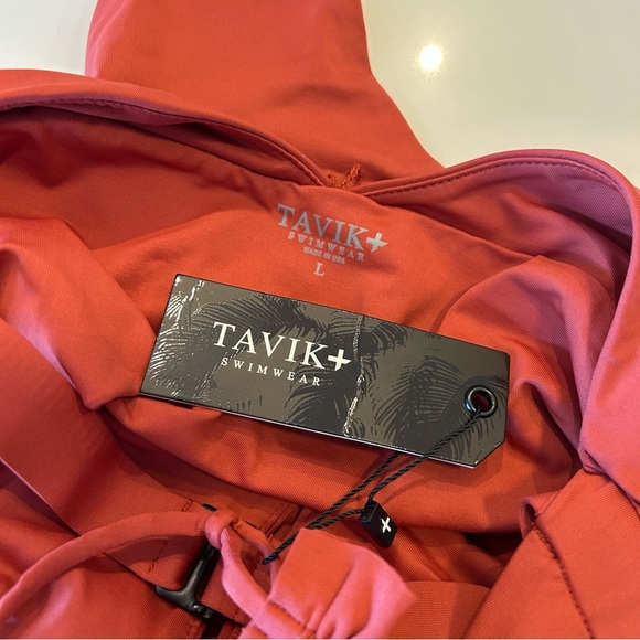 Anthropologie x Tavik Emme Halter One Piece Rust Red, size large - Picture 7 of 8